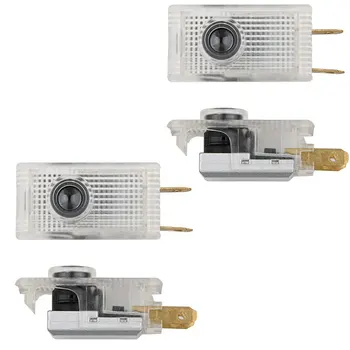 SAAB İçin 4 Adet 9-3 93 2003 - 2012 9-5 95 1998-2011 LED araba logosu projektör karşılama ışığı hayalet gölge kapı lambası aksesuarları